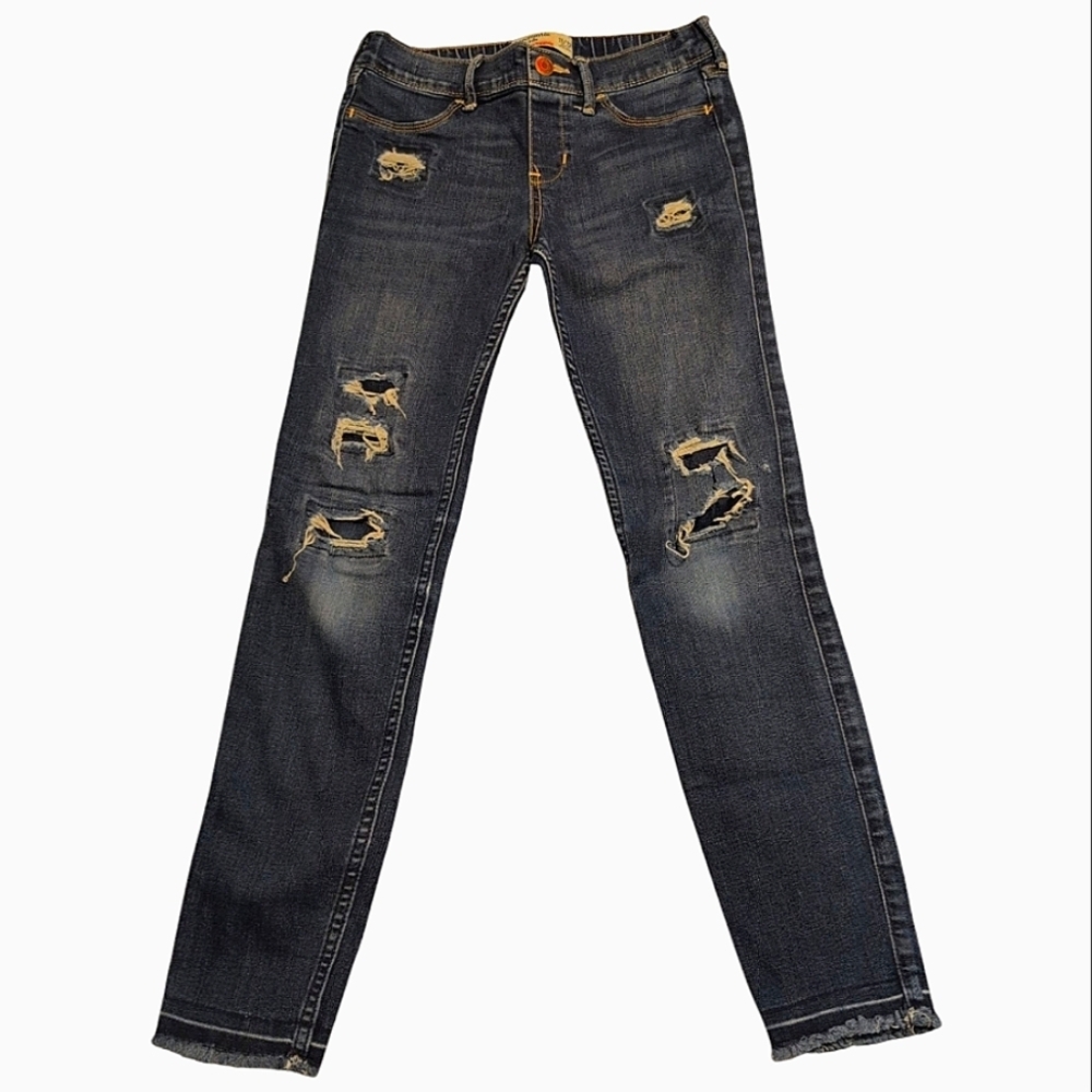 Abercrombie distressed skinny jeans size 11/12